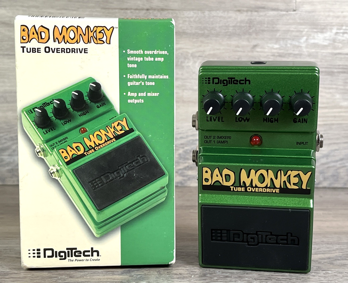 再値下げ★美品!DigiTech BAD MONKEY エフェクター DigiTech Bad Monkey Distortion Guitar Effect Pedal for sale