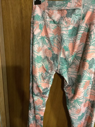 Leggings donna Reebok Tropical floreale grande stampa all over - Foto 13 di 19