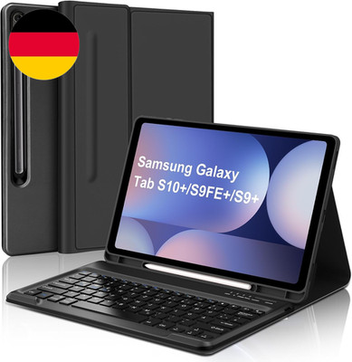 Tastatur Für Samsung Galaxy Tab S10+ 2024/S9 FE+/S9 plus 12.4'', Hülle Mit Tastat