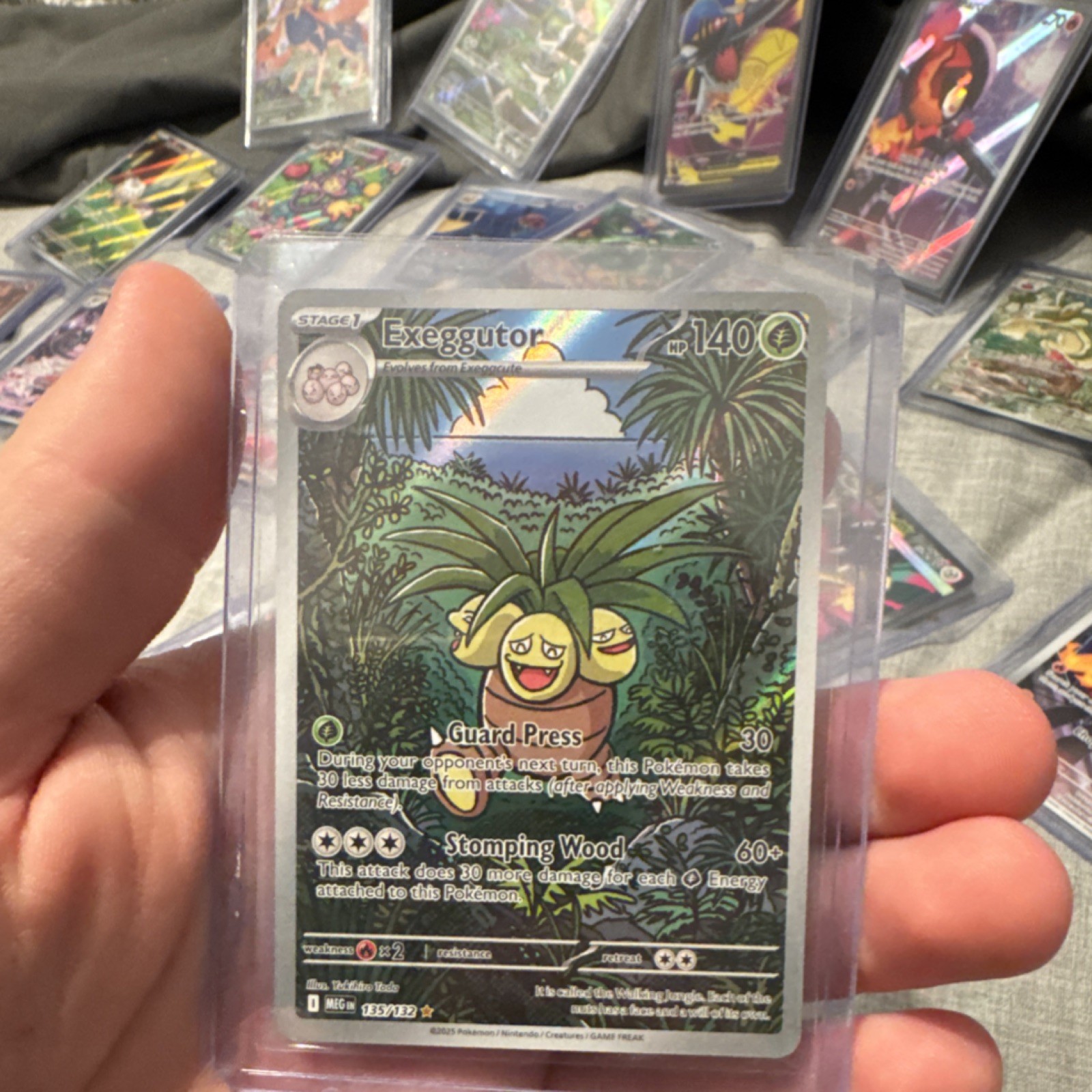 Exeggutor 135/132 Illustration Rare – Mega Evolutions Pokémon Card NM