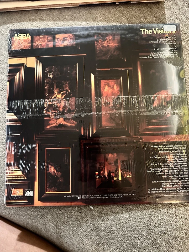 ABBA – The Visitors – 1981 SEALED LP – Atlantic SD 19332 – Cut-Out – Mint - Image 2 of 2