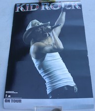 Rare Vintage 2004 Kid Rock On Tour Double Sided DS Poster Atlantic 17x11"