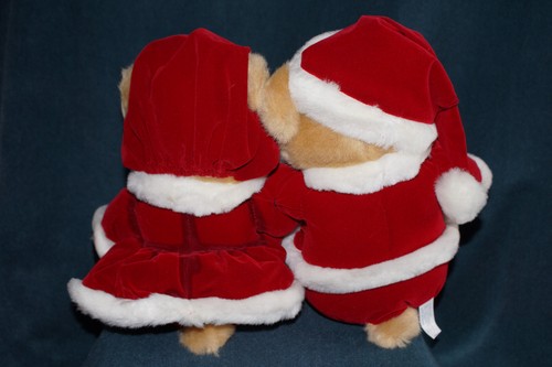 Weihnachten kostbare Zwillinge Sitter Weihnachtsmann und Frau Bär schön! - Bild 6 von 7