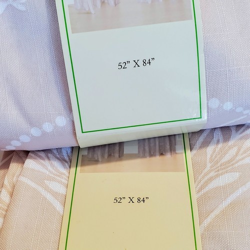  Set Of 2 Laura Ashley Josette Panel Curtain 52"x 84" Tan Beige Cream "Linen" - Picture 10 of 10