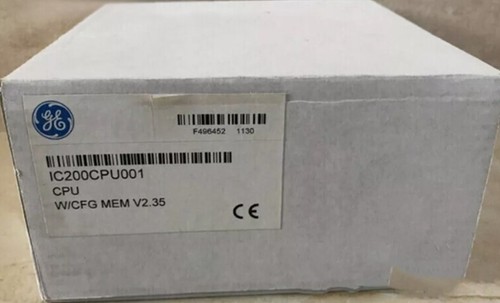 New Factory Sealed GE IC200CPU001 Fanuc CPU Module IC200CPU001