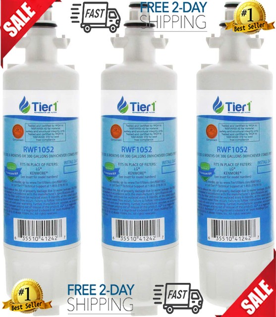 3 Pack Kenmore Elite Refrigerator Water Filter 9690 Replacement With