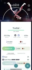 Shiny Yveltal 80kStardust - PTCs - Read Description