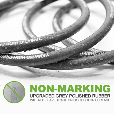 YAMATIC Upgraded Pressure Washer Hose 50 FT 3400 PSI, 1/4 YAMATIC Upgraded Pressure Washer Hose 50 FT 3400 PSI, 1/4