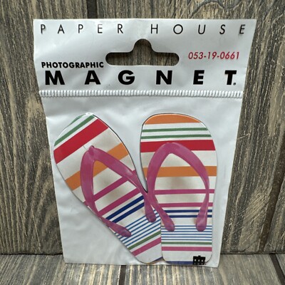 Paper House Productions Photographic Flip Flop Flipflop Sandals Summer 3  Magnet