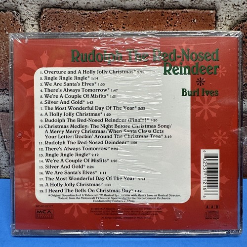 BURL IVES - RUDOLPH THE RED-NOSED REINDEER CD. BRAND NEW - Picture 2 of 3