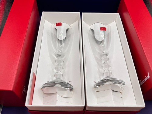 Baccarat Crystal Glass Wine Glass 2PCS 7.0in/18cm in Box - Picture 12 of 19
