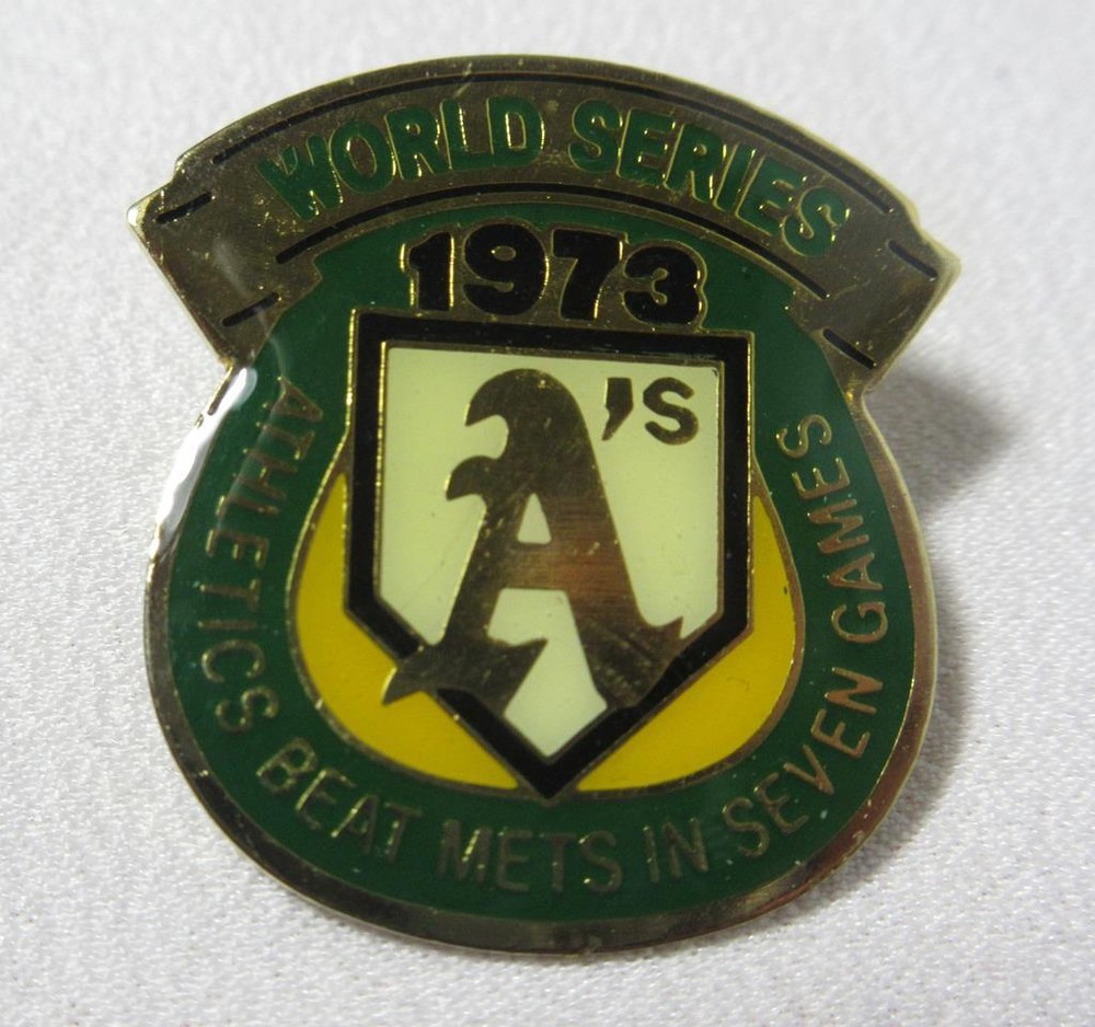 Oakland A's Athletics MLB 1990 World Series Lapel Hat Pin #3 Unocal 76