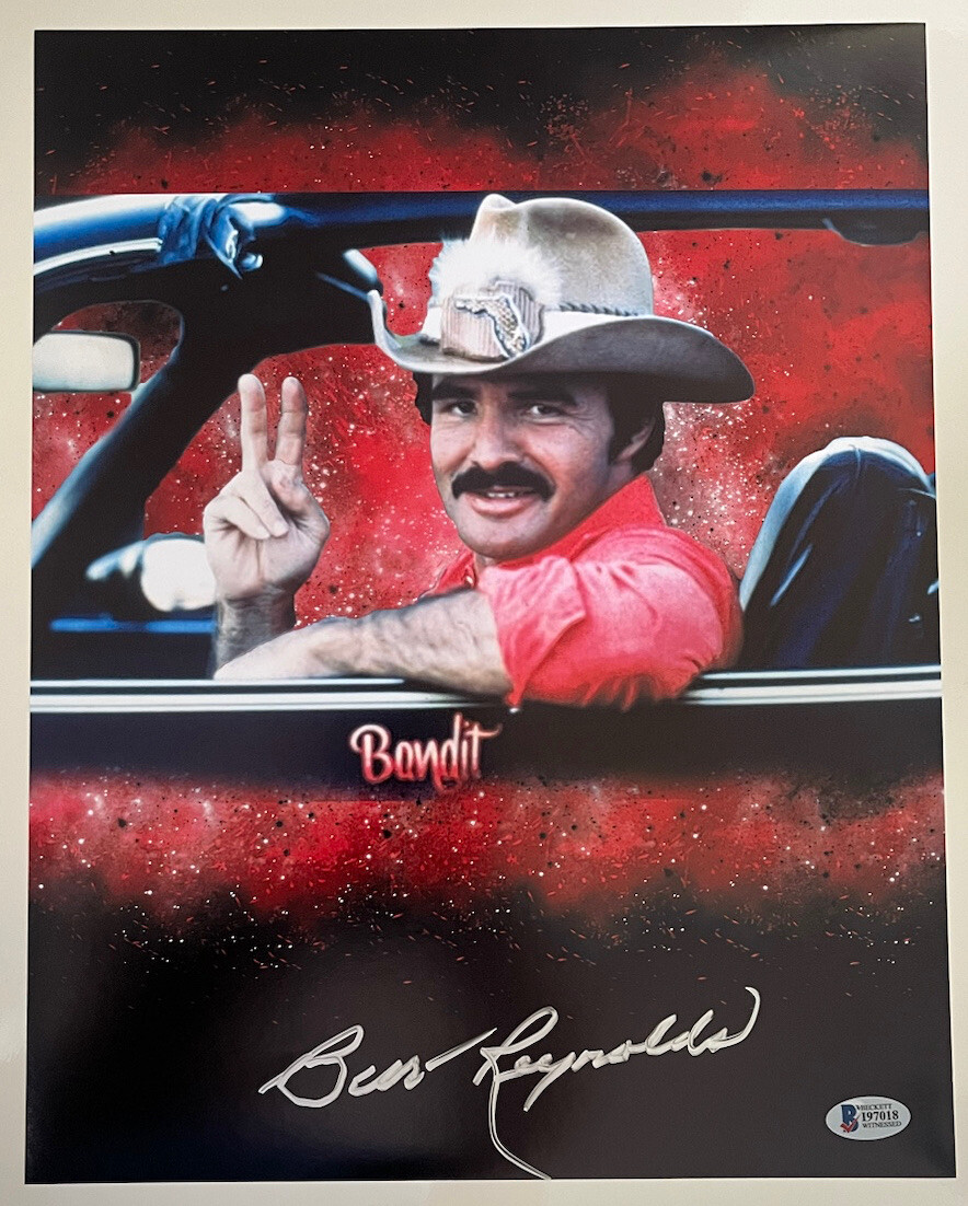 Burt Reynolds Autographed Signed SMOKEY AND THE BANDIT 11X14 PHOTO BAS BECKETT 2 
