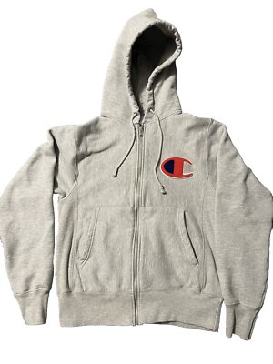 Champion Reverse Weave XX-LARGE グレー Reverse Weave Hoodie, C Logo - Champion
