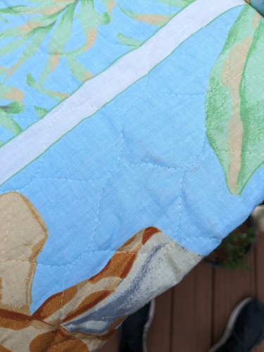 Tessuto Tradizioni Trapunta Blankie Giungla Neonati Patty Reed 35"x44 Animali Neutro - Foto 7 di 7