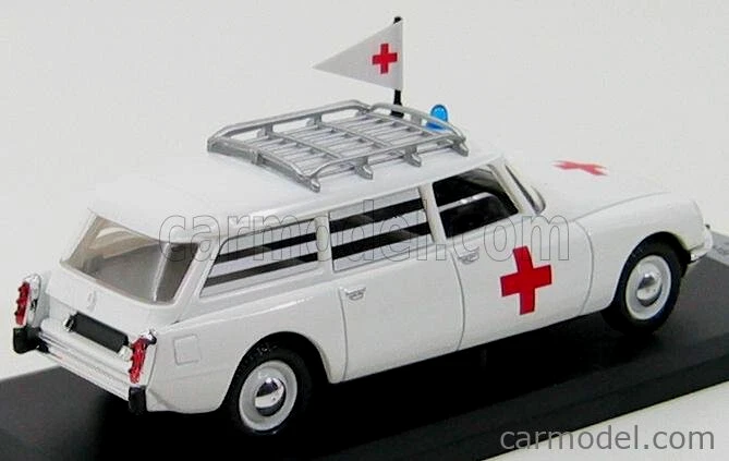 wonderful modelcar 1:43 CITROEN DS BREAK AMBULANCE RED CROSS- white - Image 2 of 3