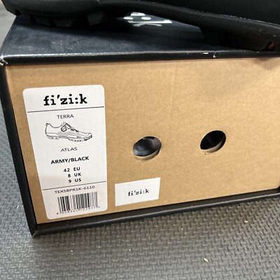 ウェア fizik TERRA ATLAS ARMY/BLACK EU42 Fizik Terra Atlas Shoes Army / Black MTB / Gravel 42 | eBay