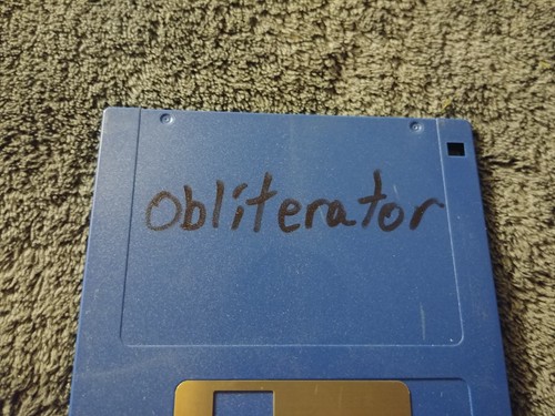 Obliterator Floppy Game Kit For The Amiga - Picture 2 of 3