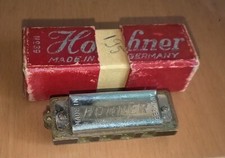 Hohner No. 39 Harmonica miniature vintage dans sa boîte d'origine