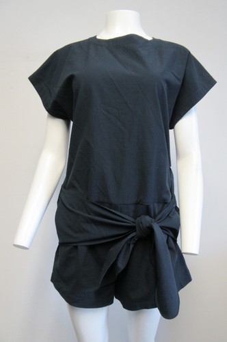 dettaglio con Sz blu Pagliaccetto donna Small a da Tibi cravatta fB1XPwHq