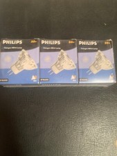 Philips Halogen 20w MR16 Lamp Bulb, Set of 3 - Ax