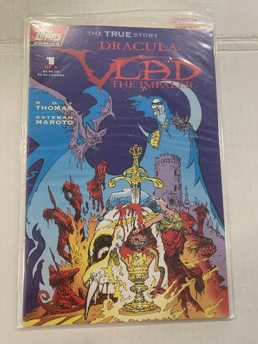 Topps Bram Stoker's Dracula #1 2 3 4! Vlad el Impailer #1 2 3! ¡Completo precintado! - Imagen 6 de 8