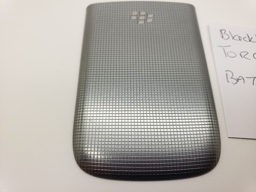 Blackberry Torch 9800 Silver Battery Back Cover UK3POST - Zdjęcie 4 z 5