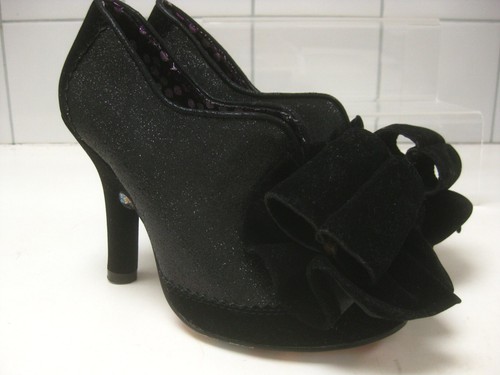 Scarpe stivaletti ammutinamento SCELTA IRREGOLARE 3 steampunk victoriana nero velluto pirata - Foto 11 di 14