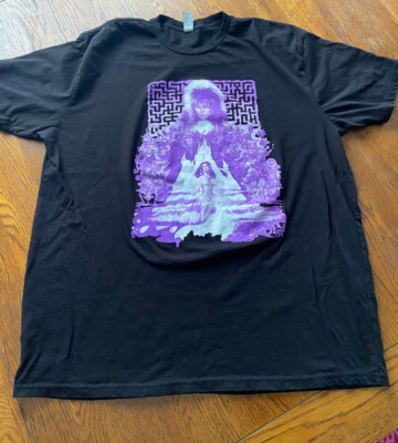 David Bowie Jareth Ludo Hoggle Labyrinth Film Movie Black Graphic Shirt Sz 2XL