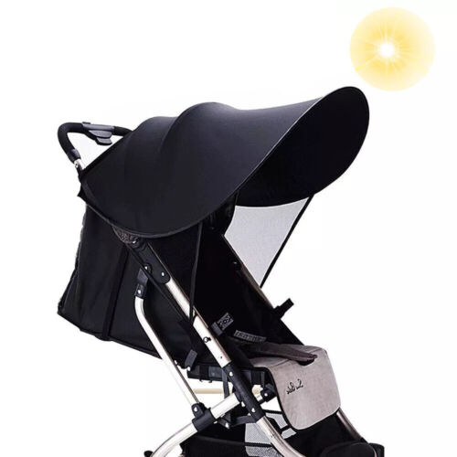 Breathable Pram Sun Shade,Stroller Sun Shade Canopy for Pushchair,Buggy,Stroller - Picture 15 of 16