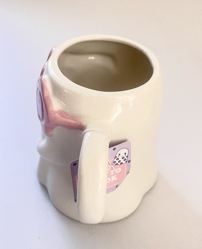Nuevo ROSA Domingo Mañana Margarita Gafas de Sol Halloween Fantasma Taza - Imagen 3 de 9