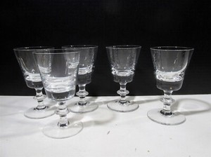Val St Lambert Wine Glasses | eBay