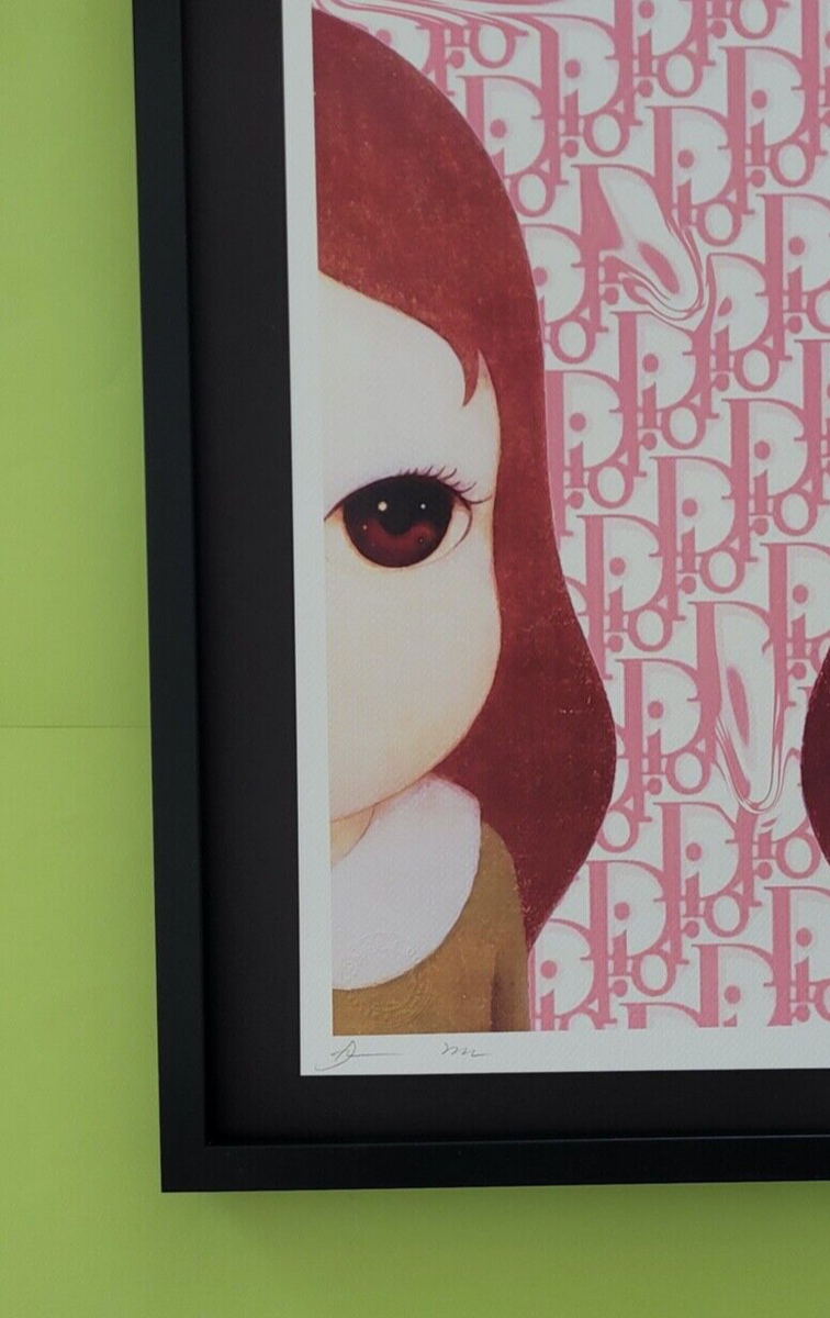 DEATH NYC Hand Signed LARGE Print Framed 16x20in COA YOSHITOMO  