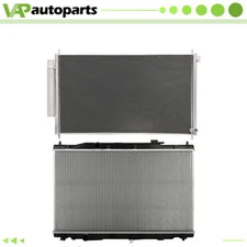 For 2015-2016 Honda CR-V Aluminium Radiator & AC Condenser Cooling Assembly