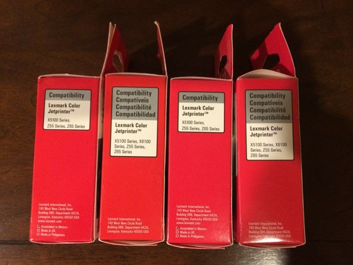 4 Lexmark Tri-Color Ink Cartridges #83 ‘2003 - Picture 2 of 5