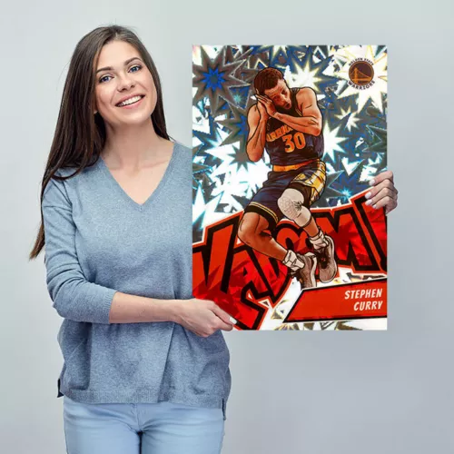 Stephen Curry NBA Golden State Warriors #30 Point Guard Kaboom Poster or Canvas