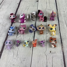 Littlest Pet Shop Misc Pets Lot GUC Hasbro 16 Pets