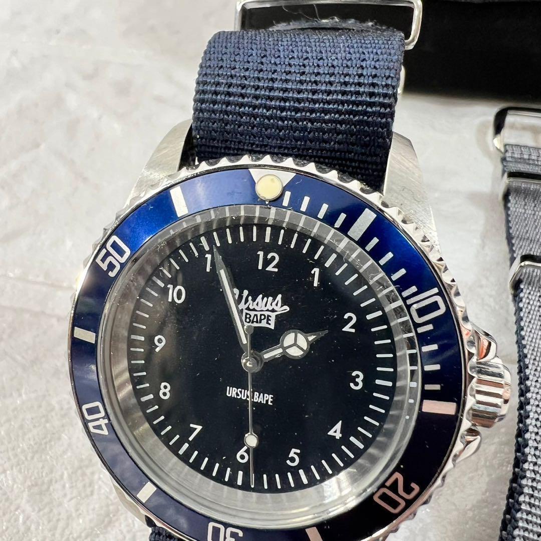 Rare Ursus BAPE Bapex Nylon Watch, box and replacement strap Rare Ursus BAPE Bapex Nylon Watch, box and replacement strap