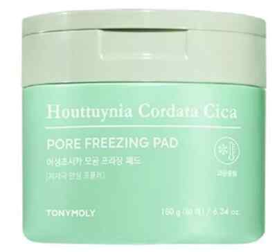 TONYMOLY Houttuynia Cordata Cica Pore Freezing Pad 180ml - Moisturizing & Sooth