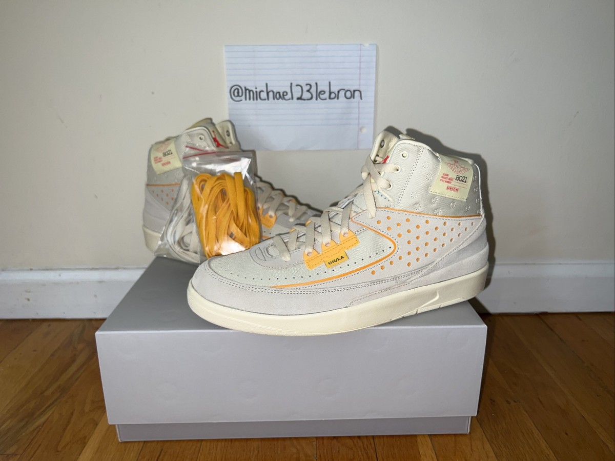 Nike Air Jordan 2 Retro Union Rattan Size 10.5 Brand New  display picture 1