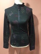 Lululemon Forme 2 Jacket Cuffins Midnight Iris Multi Size 4