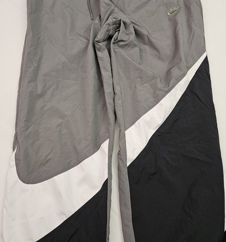 Nike Sportswear Big Swoosh Track Pants Men's Large AR9894 351 Gray/White/Black - Picture 3 of 14