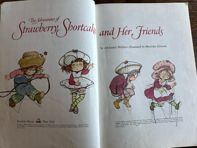 Vintage 1980 The Adventures Of Strawberry Shortcake And Her