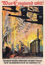 First World War German Propaganda - Mini Poster/Book Clipping