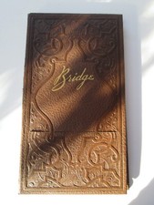 Vintage BRIDGE SCORE PAD w/ New Contract Bridge Scoring Table / Auction Bridge