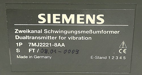 Siemens Simatic 7MJ2221-8AA Zweikanal Schwingungsmeßumformer für S7-300 Rack. - Picture 4 of 4