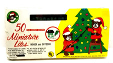 VTG Indoor/Outdoor Miniature Holiday Christmas Lights 50 in Original Box Tested