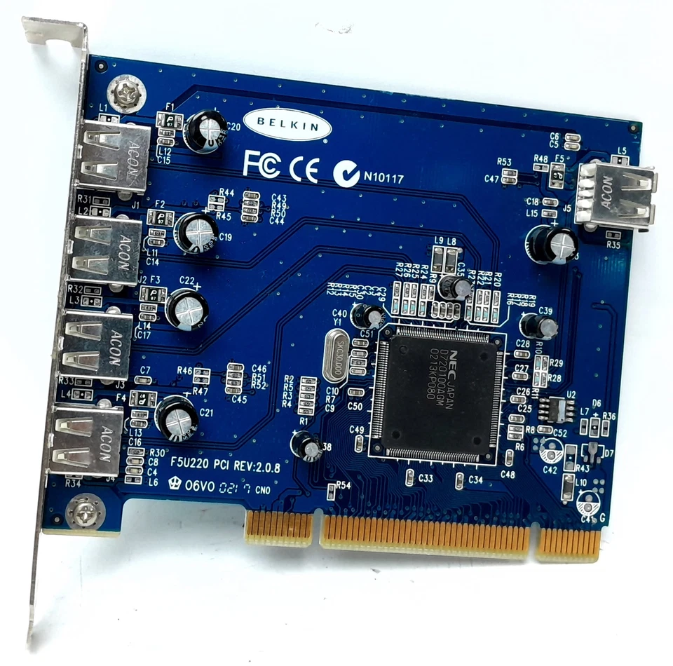 Belkin PCI USB 2.0 Adapter Card FU220 - Image 2 of 4