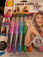Hair Chalk Washable Pens 5 Assorted Colors Includes Comb & Instructions Ages Hair Chalk Washable Pens 5 Assorted Colors Includes Comb & Instructions Ages