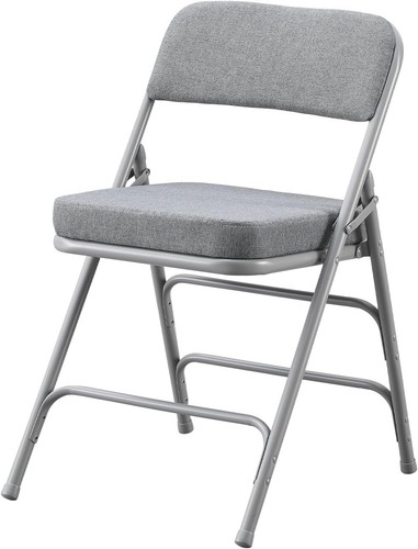 Folding Chairs Indoor Upholstered Foldable Chair with Ultra Thick Padded - Picture 3 of 6
